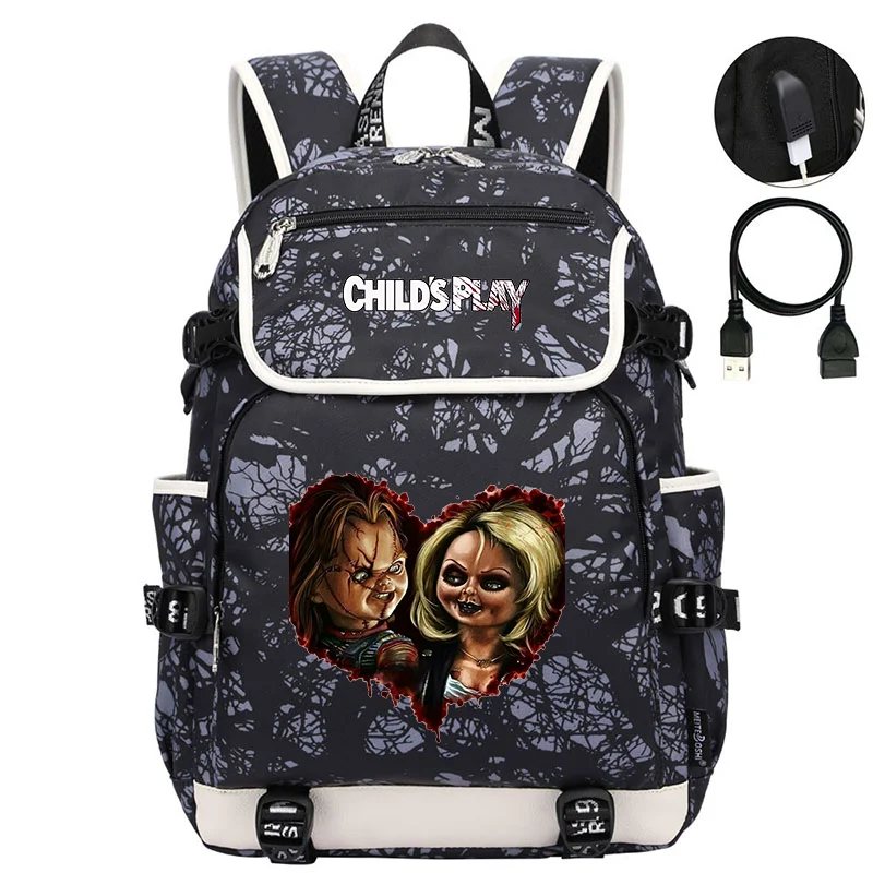 Детский многофункциональный рюкзак из ткани Оксфорд с USB-зарядкой