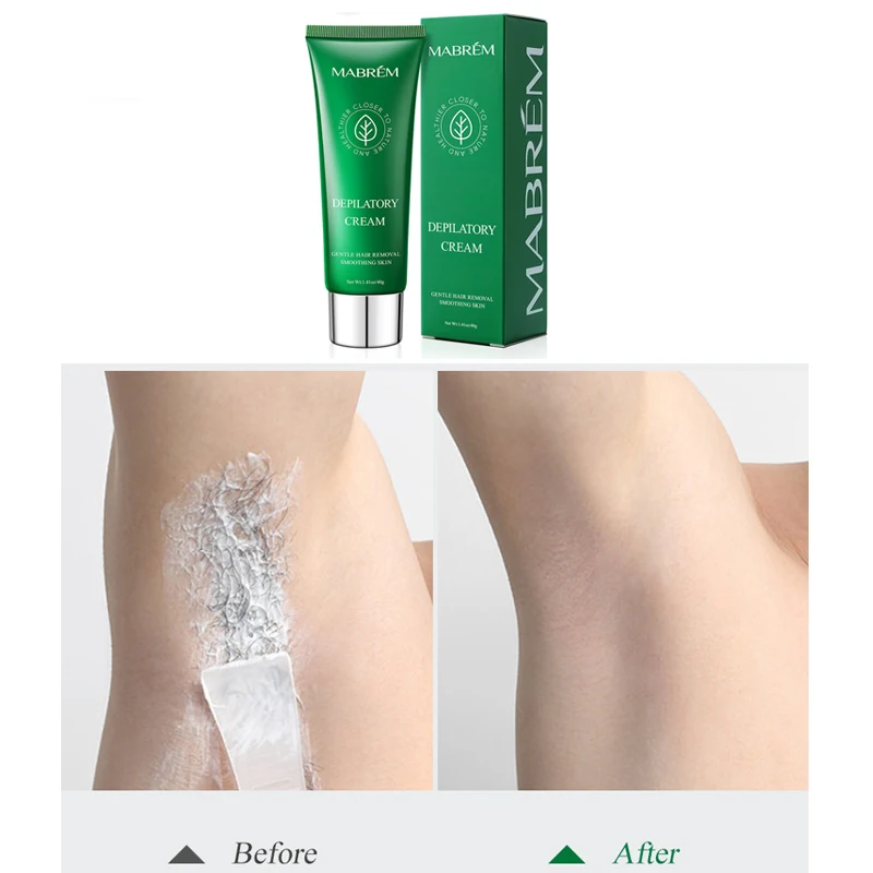 

2PCS/LOT MABREM Hair Removal Cream Gentle Fast Hair Removal Smooth Skin Underarm Leg Arm Whitening Rejuvenation No Stimulation