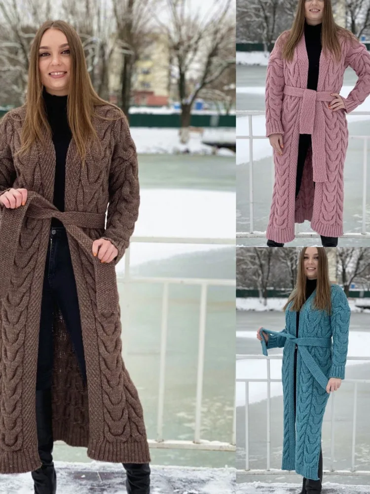 

New Elegant Knit Cardigan Long Sleeve Coats Casual All-match Tops Solid Color Vintage Streetwear Soft Cardigans Korean 2022