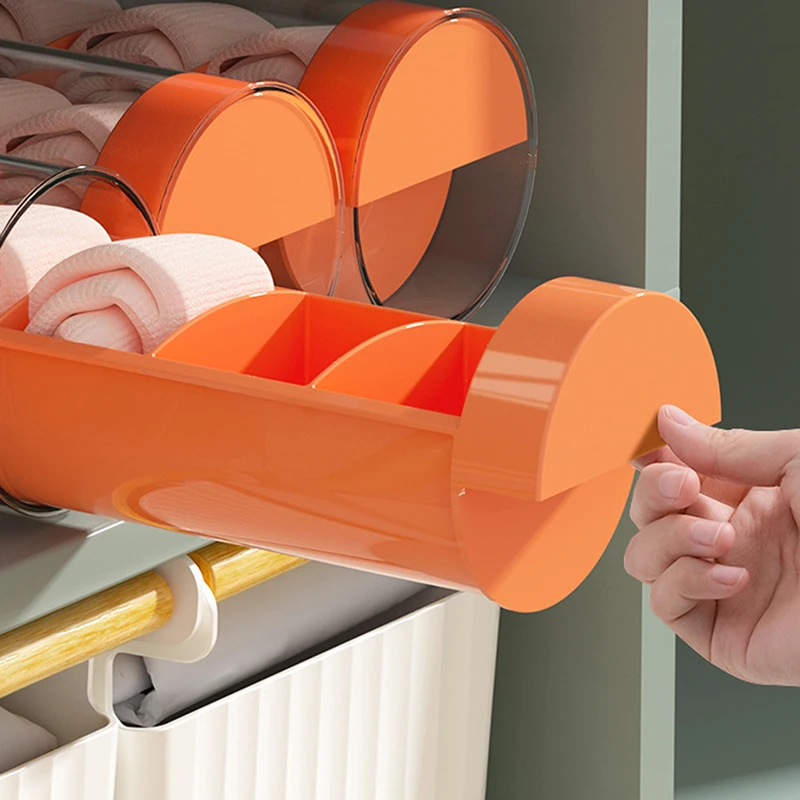 

Органайзер для хранения нижнего белья, бюстгальтер и внутренняя одежда, пластиковый контейнер, органайзер для носков для мелких вещей, доро...