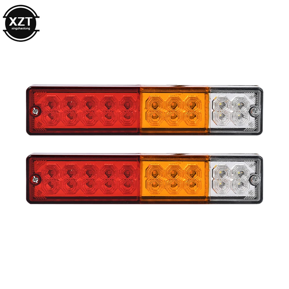 

2PCS 20 LED Trailer Rear Tail Light Turn Signal Reverse Stop Brake Running Lamp for Truck RV UTV Camper Caravan Lorry Boat Truck