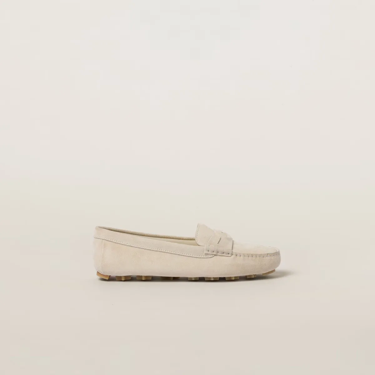 Женские замшевые туфли для вождения темно-синие бежевые