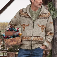 winter mens knitted sweater new zipper sweater jacket oversized cardigan designer clothing trendy korean cardigan jacket m 3xl