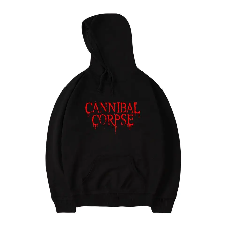 

Boy girls Brutal Death Metal CANNIBAL CORPSE Hoodie sweatshirt Band Name Logo Print fashion Pullover men/women CANNIBAL CORPSE H