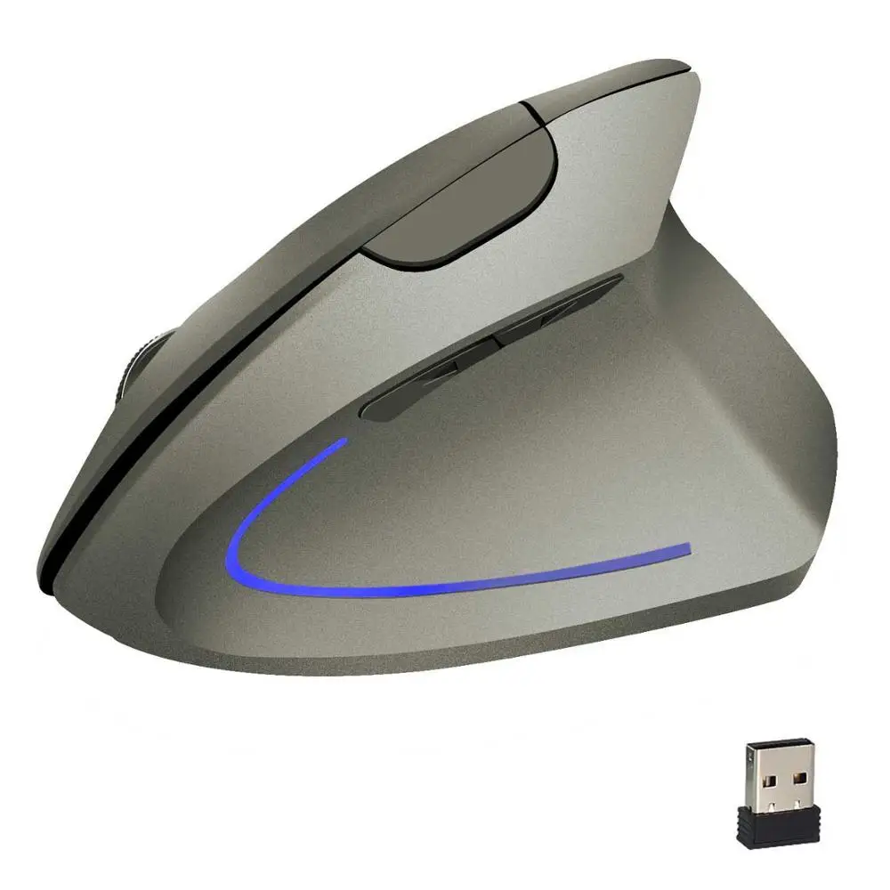 

UTHAI DB39 New Wireless Mouse 2.4G Vertical Mouse External Battery Computer Office 1600dp Wireless Mouse Suitable for Laptop