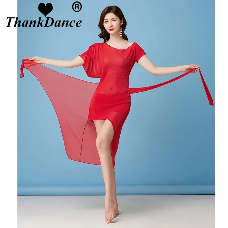 Женский костюм для восточных танцев прозрачный танца живота и румбы