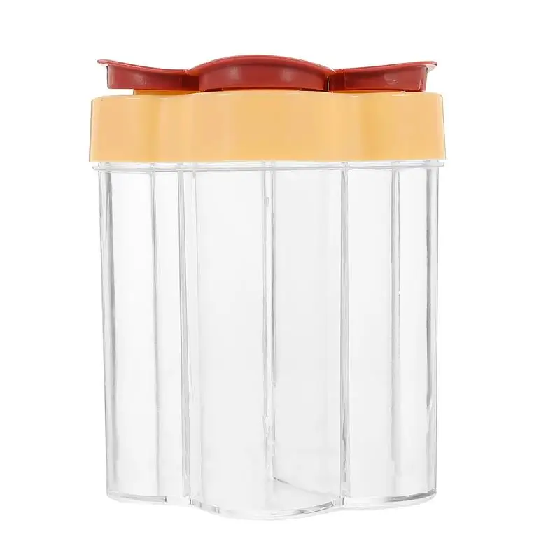 

Spice Container 5 In 1 Seasoning Bottle Salt Pepper Shaker Spice Jars For Home Pot Five In One Bottle Salt Pot Seasoning Box