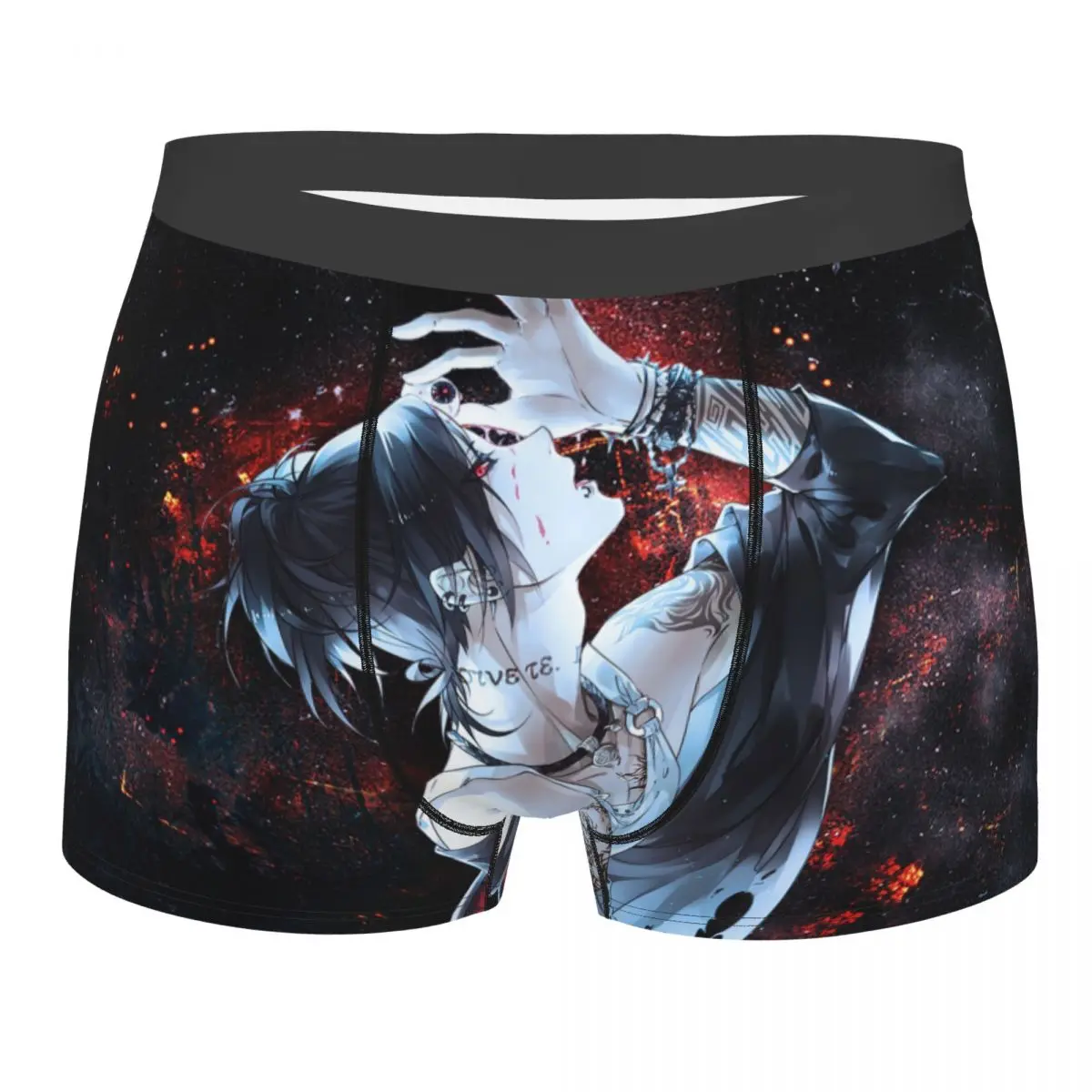 

Men's Tokyo Ghoul Uta Underwear Horror Anime Funny Boxer Briefs Shorts Panties Male Breathable Underpants Plus Size