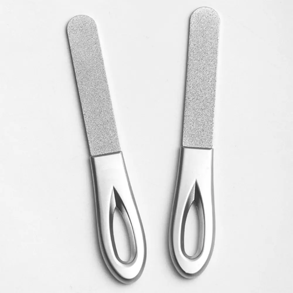 Буферная шлифовальная поверхность, шлифовальный стержень, пилка для ногтей, инструменты для дизайна ногтей, нержавеющая сталь, маникюр, иск...