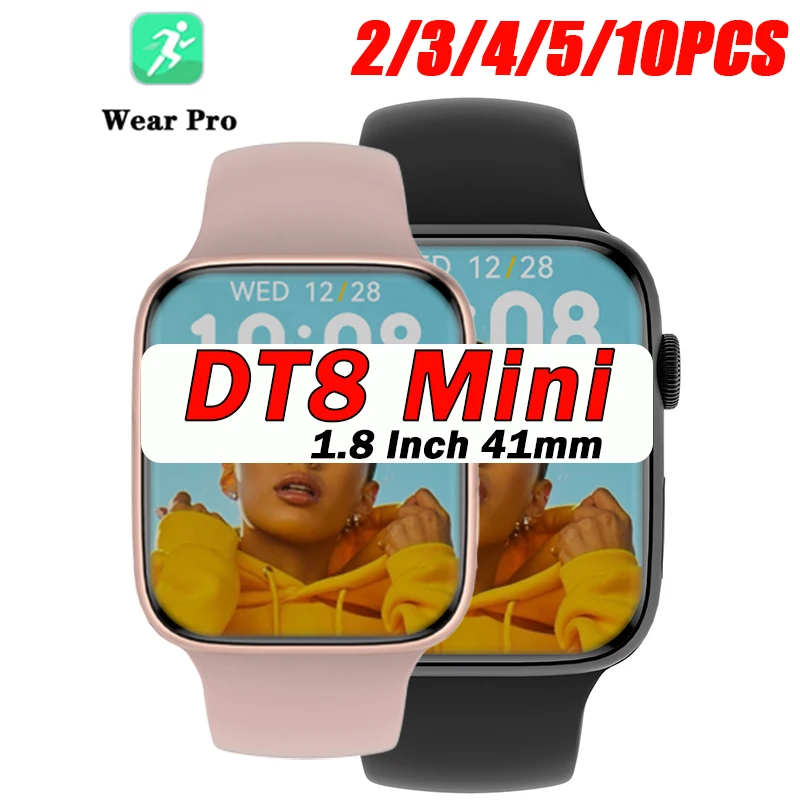 

DT8 Mini Smart Watch Strap Lock Women Men 1.8 Inch 41mm Wholesale Smart Watch