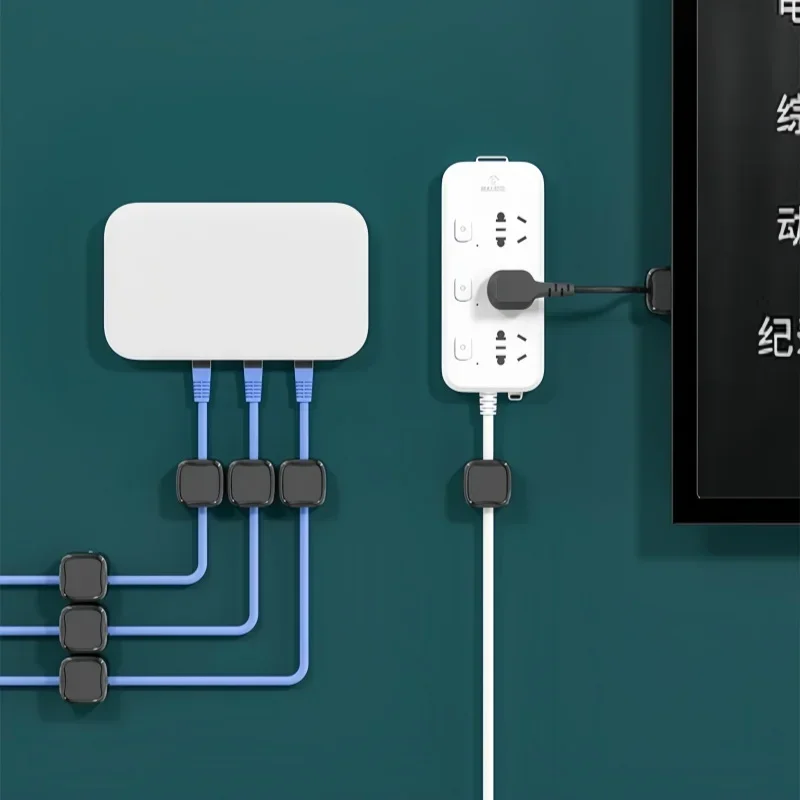 Портативные магнитные зажимы для кабеля 10 шт. гладкий регулируемый держатель