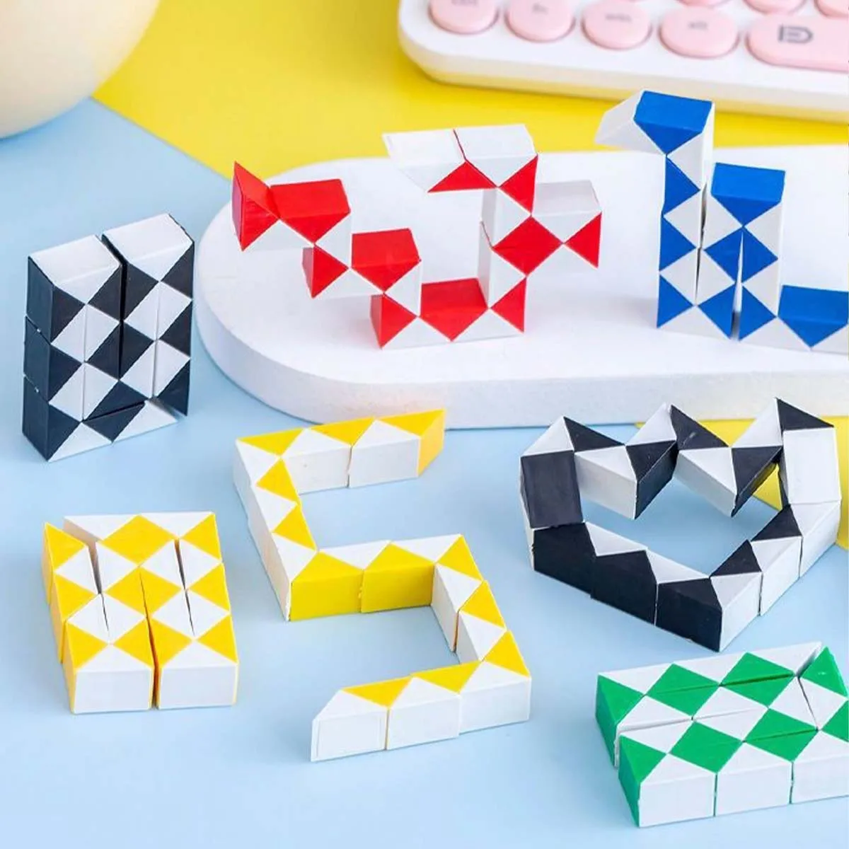 10 шт. антистресс 24 секции Волшебные линейки креативная фотоигрушка Твист