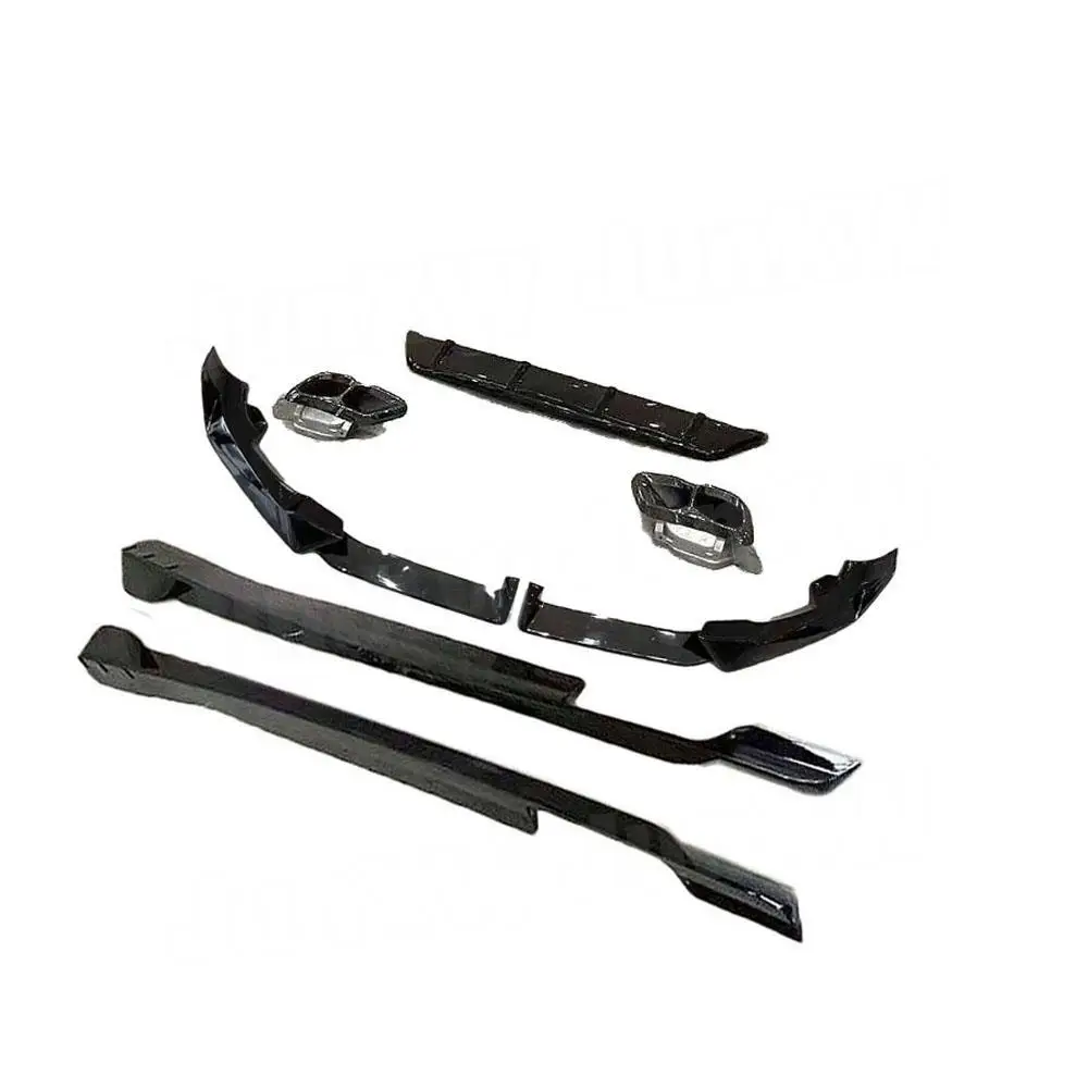 Фото Для BMW X6 G06 LCI Sport 2023 + передний спойлер для губ, задний бампер, диффузор, насадки для выхлопных газов, боковые юбки, автомобильный Стайлинг, комплекты кузова, аксессуары №4