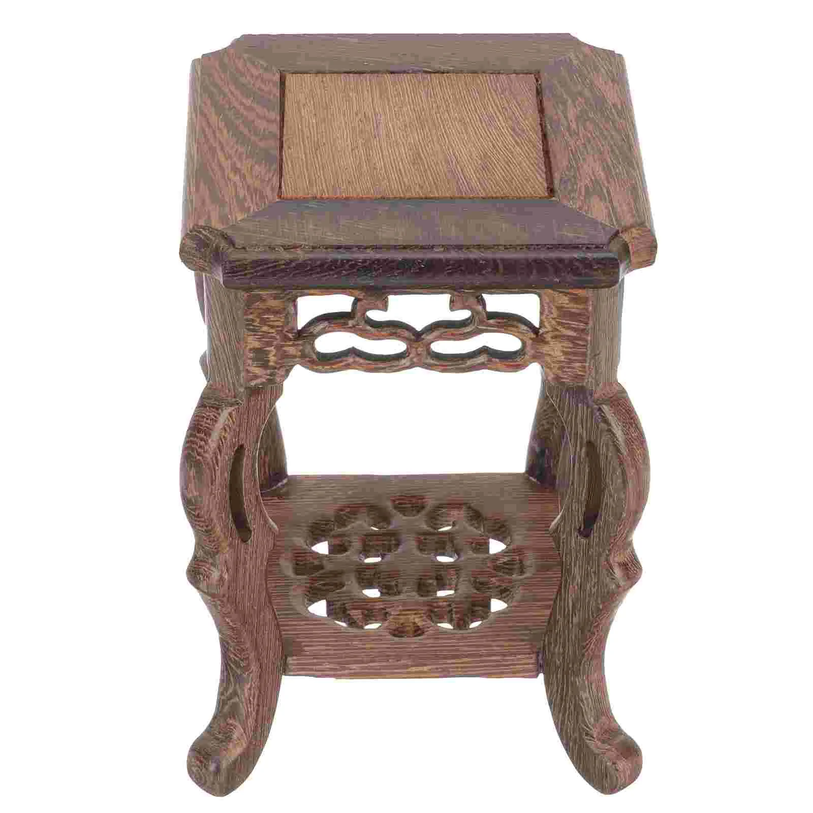 

Household Flower Pot Base Decor Home Planter Holder Flowerpot Holder Base Woodsy Decor Base Jade Planter Rack Holder