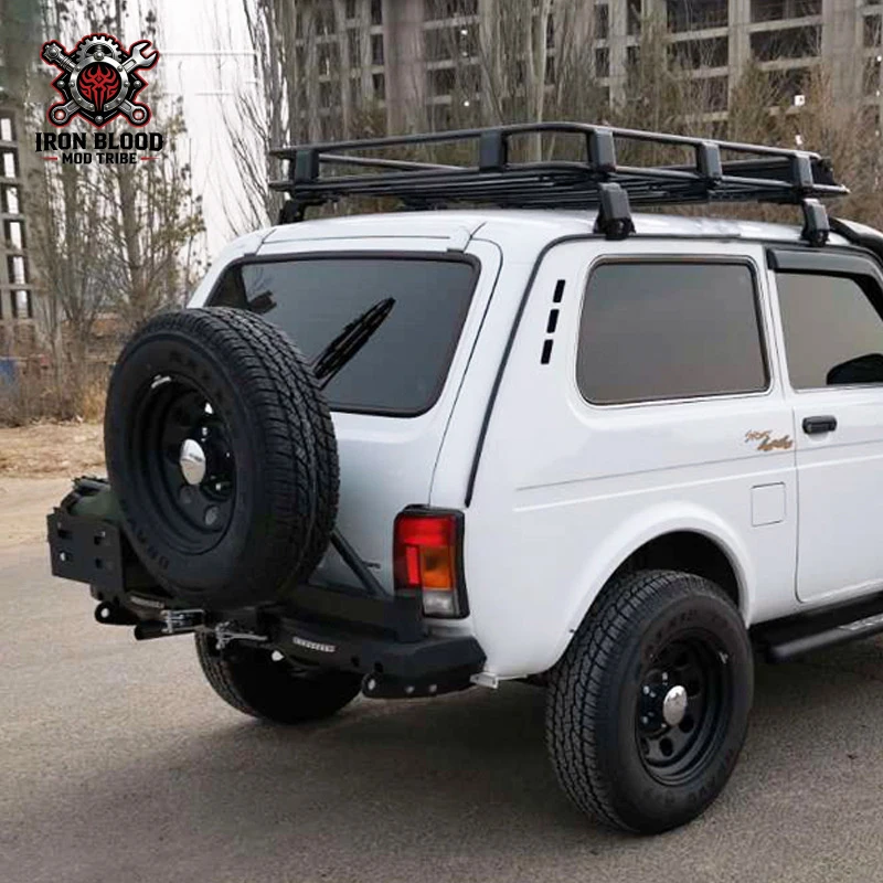 Фото Подходит для бампера Lada Niva, модифицированного для бездорожья, противоударный, задний защитный барьер. №2