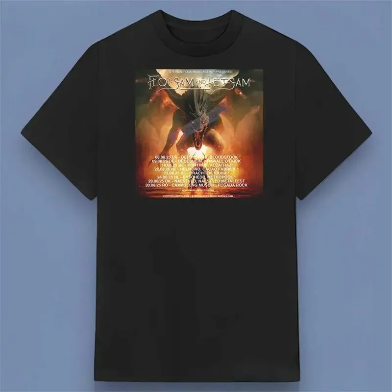 Фото Футболка Flotsam and Jetsam Summer Tour 2025 для фанатов, все размеры от S до 4XL №1