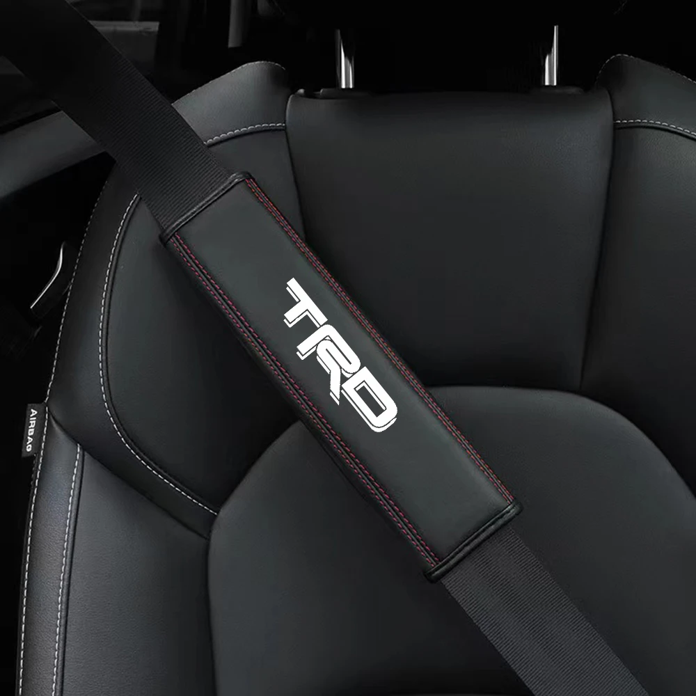 

Для модификации автомобиля Toyota TRD XLE Наплечные защитные аксессуары 1 шт. высококачественный кожаный автомобильный Toyota TRD XLE защитный ремень прокладка