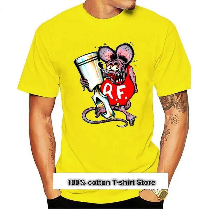 

Rat Fink Piston Hot Rod V8 camiseta carby carburador Holley stroberg Edelbrock