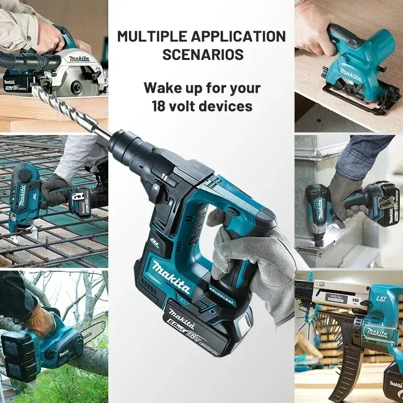 100% оригинальная аккумуляторная батарея Makita 18 В 6 0 Ач для BL1830 BL1830B BL1840 BL1840B BL1850 BL1850B