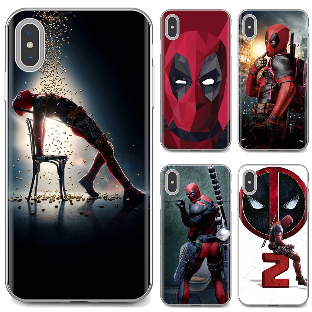 

Marvel Deadpool 2018 Funny Silicone Phone Case For iPhone 10 11 12 13 Mini Pro 4S 5S SE 5C 6 6S 7 8 X XR XS Plus Max 2020