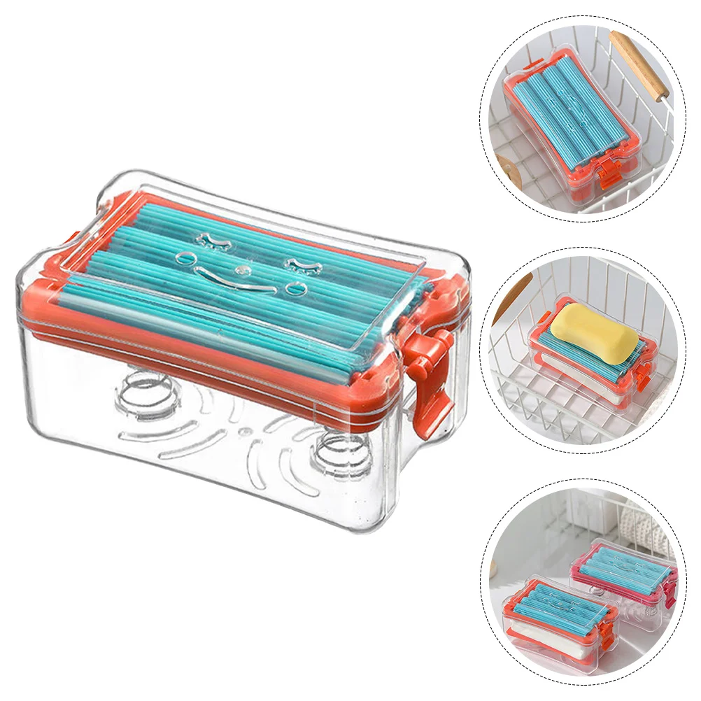 

Soap Box Dish Holder Foaming Container Dispenser Shower Laundry Bar Storage Travel Tray Bubbler Transparent Rollers Saver
