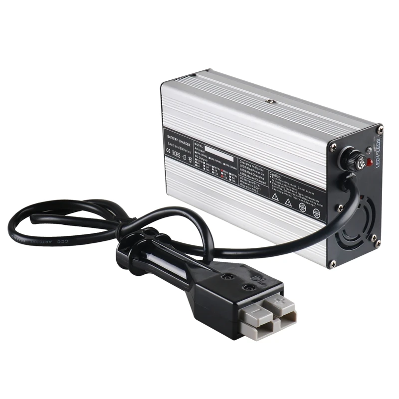 

NEW-15AMP с разъемом SB50, зарядное устройство для аккумулятора для 48-вольтовой гольф-тележки, зарядное устройство для Star EZGO Club, DS Ezgo TXT 110 В, вилка с...