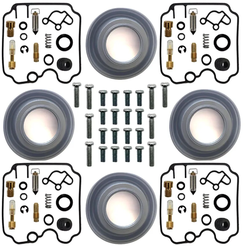 

Ремкомплект карбюратора мотоцикла для Yamaha FZR600R 1990-1999 FZR600 600R FZR 600, поплавковая плунжерная диафрагма топливной системы