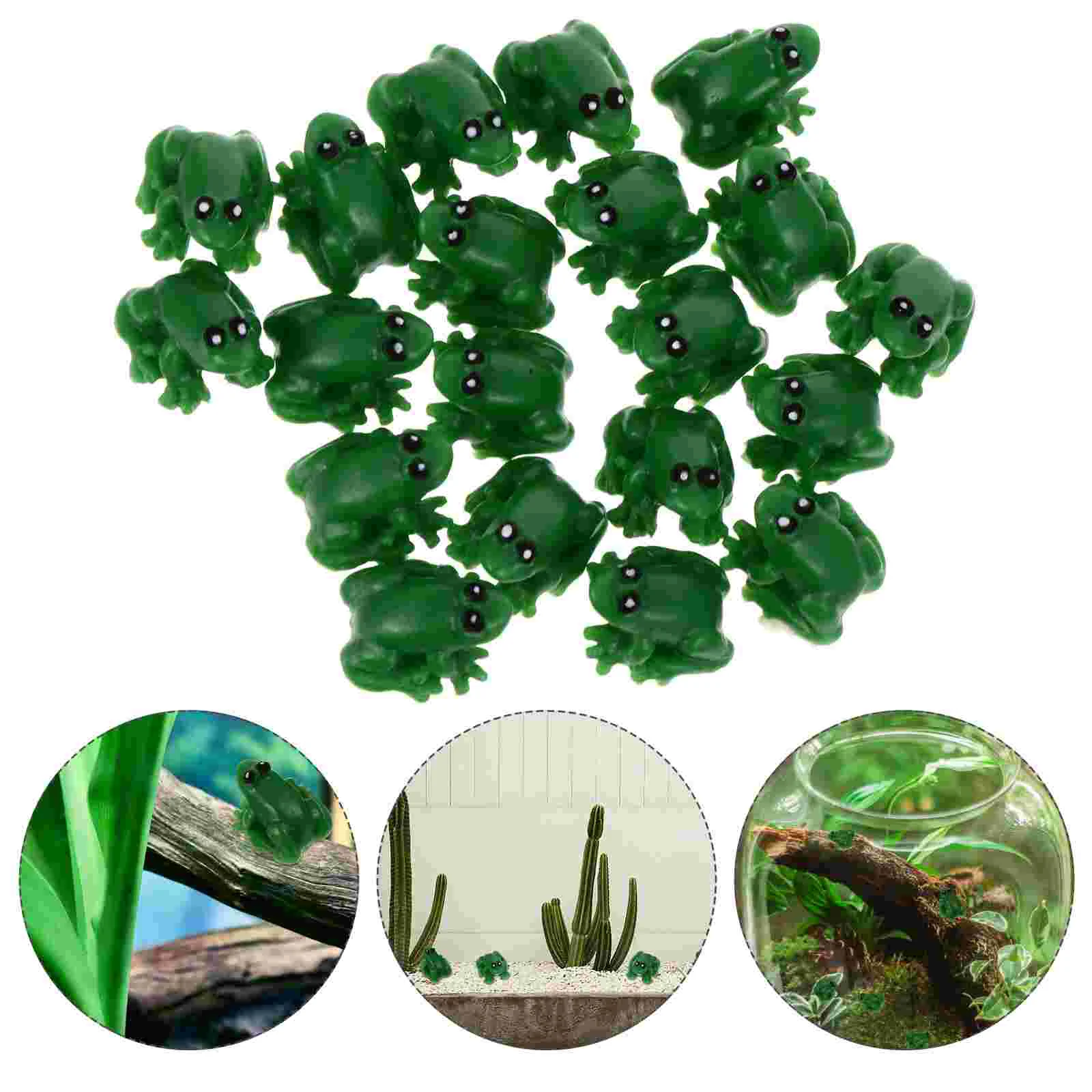 

20 Pcs Glass Sculpture Resin Mini Frog Mini Tree Frog Frog Sculpture Frog Model Novelty Frog Figure