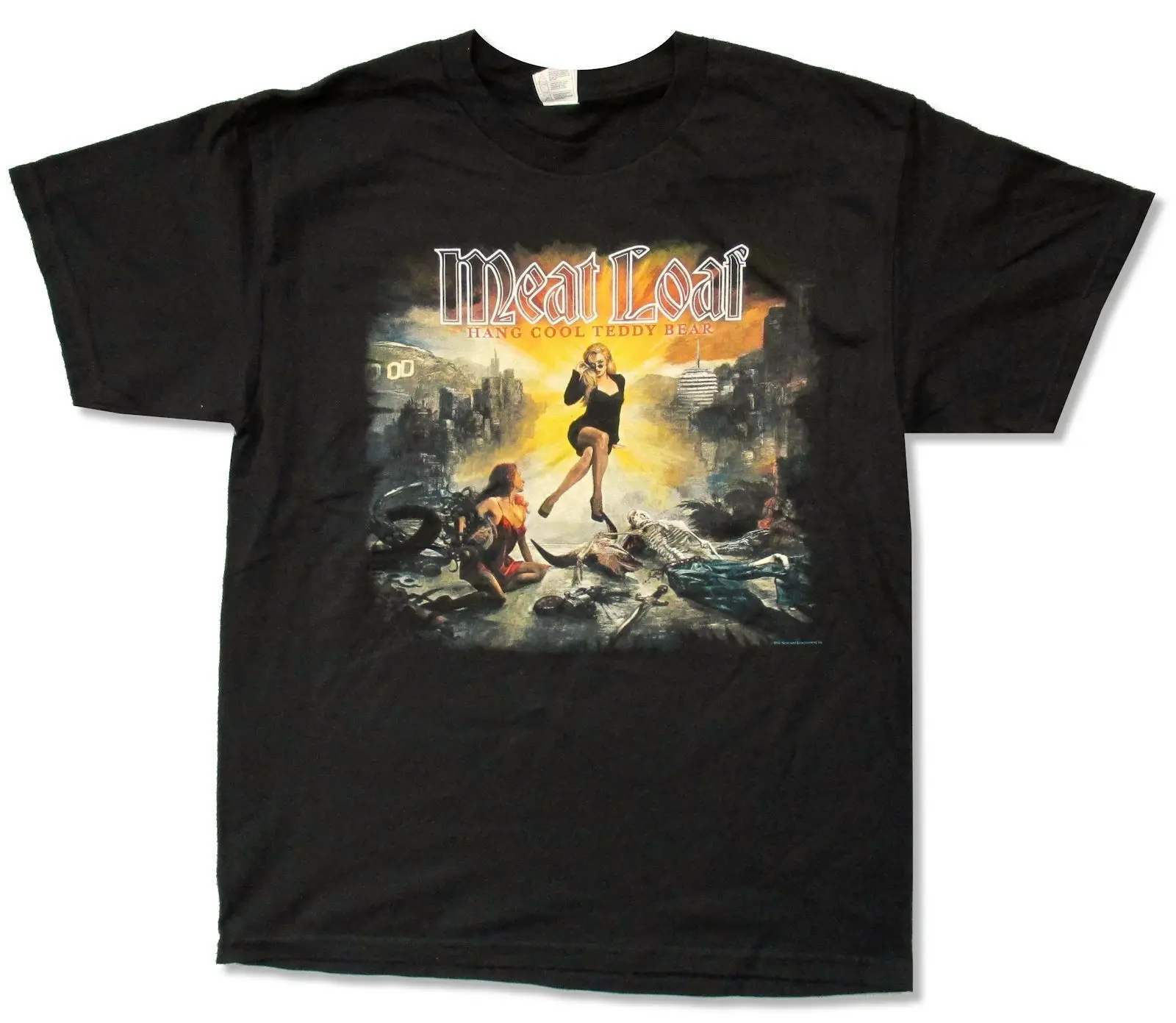 

Meat Loaf H.C.T.B. Cover 2010 Tour (Gilford-Reno) Black T-Shirt NEW
