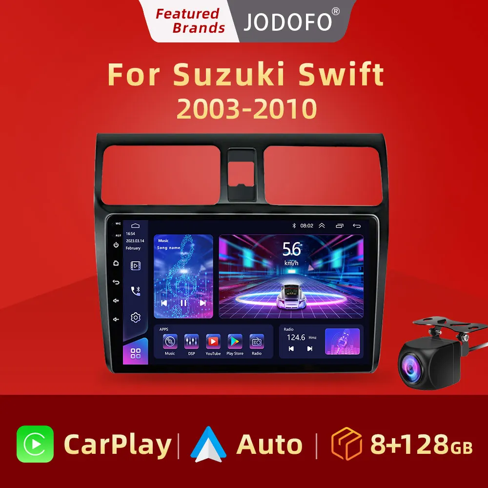 Jodofo 10 &quot4G Carplay DSP 2din Android 11 Автомобильный радиоприемник Multimidia Видеоплеер