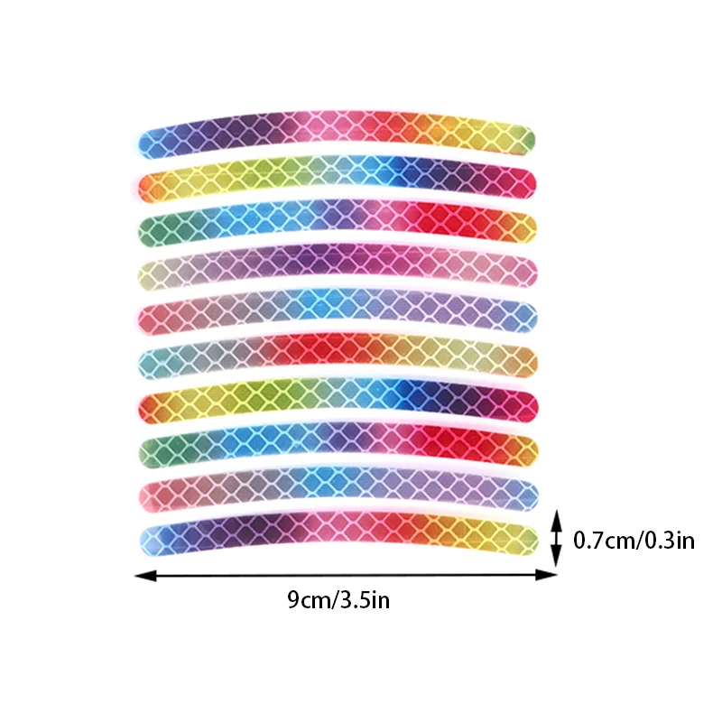 40 шт. светоотражающие полосы для обода колеса автомобиля