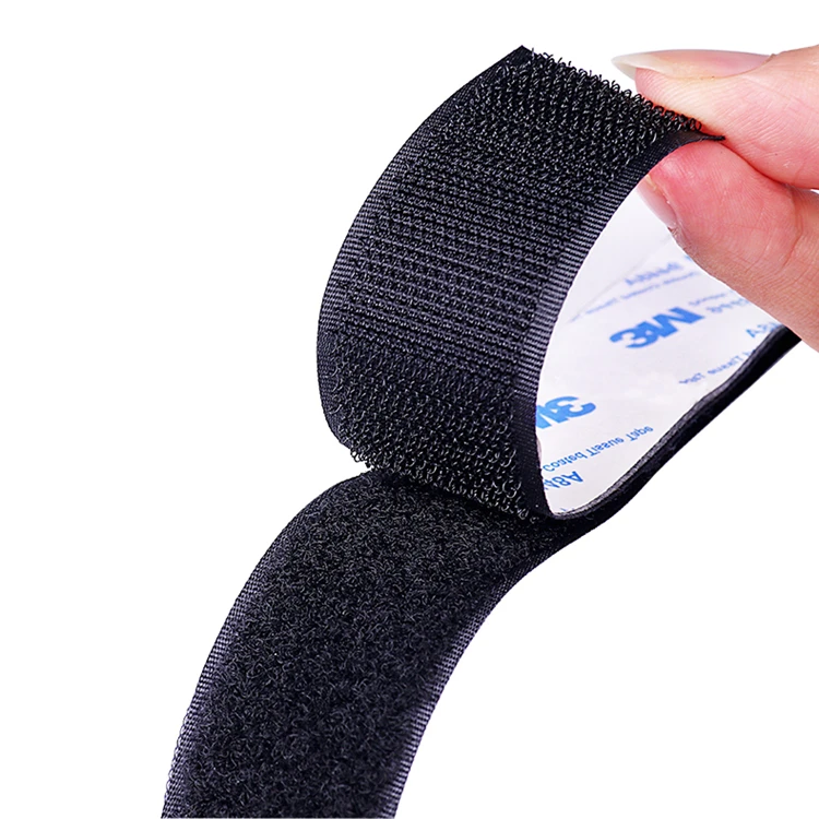 

Various sizes and colors 3m Adhesive With Back Glue Fastener Printed Wholesale Heavy duty 3M velcros hook and loop tapes