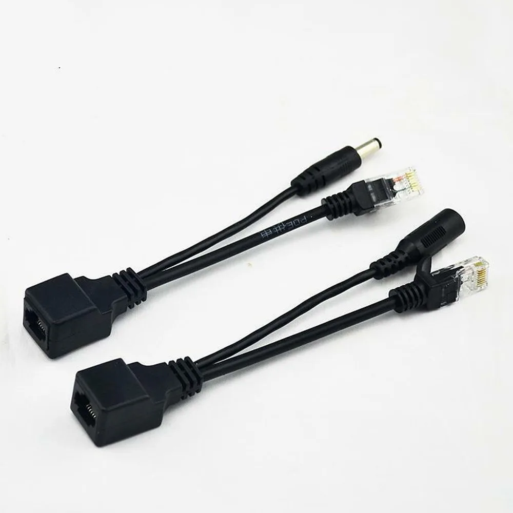 Фото Пассивный POE-инжектор-сплиттер, кабель питания через Ethernet, адаптер питания 12В POE, модуль питания POE, кабель Ethernet POE для IP-камер №1