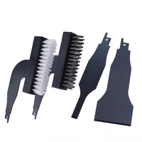 reciprocating saw steel brush blade nylon brush cleaning kit rust removal brush for reciprocating saw