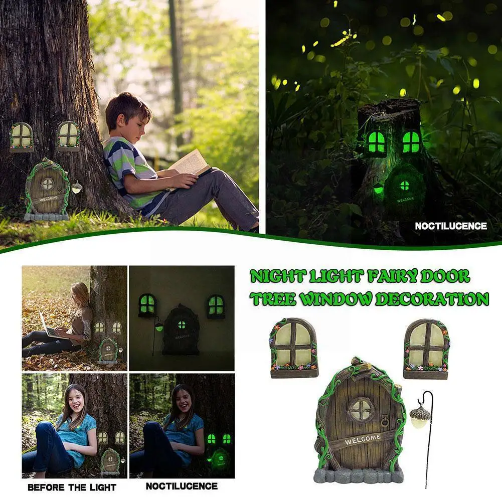 

Миниатюрный Сказочный гном, Фотофон с окошком, дверью, эльфом для двора, искусство, сад, Фотофон для улицы, сказочный сад E9Z0