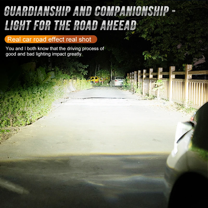 Светодиодные Автомобильные Фары Dualvision H7 H4 H1 H8 H9 H11 9006 9005 9012 Canbus Супер Яркие 6000K