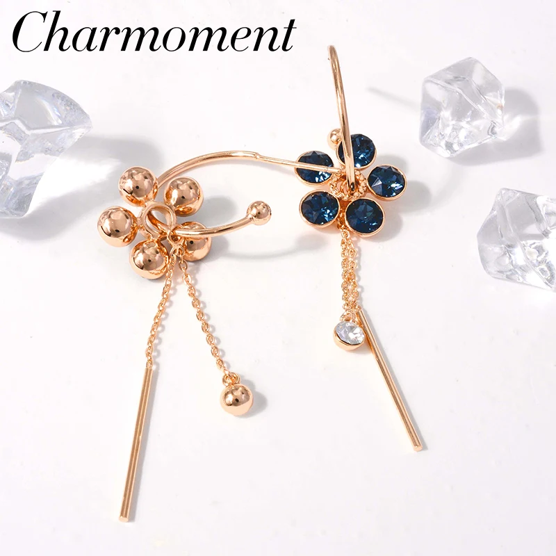 

Charmoment Jewelry 2022 Trend Dream Color Crystal Jewelry Stone Waterdrop Earrings Noble Temperament Women Girl Ear Studs