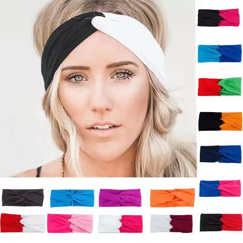 

Hair Accessories Women Bandana Twist Leopard Hairbands Elastic Wash Face Head band Turbans Headwraps Makeup Sport Yoga Headbands