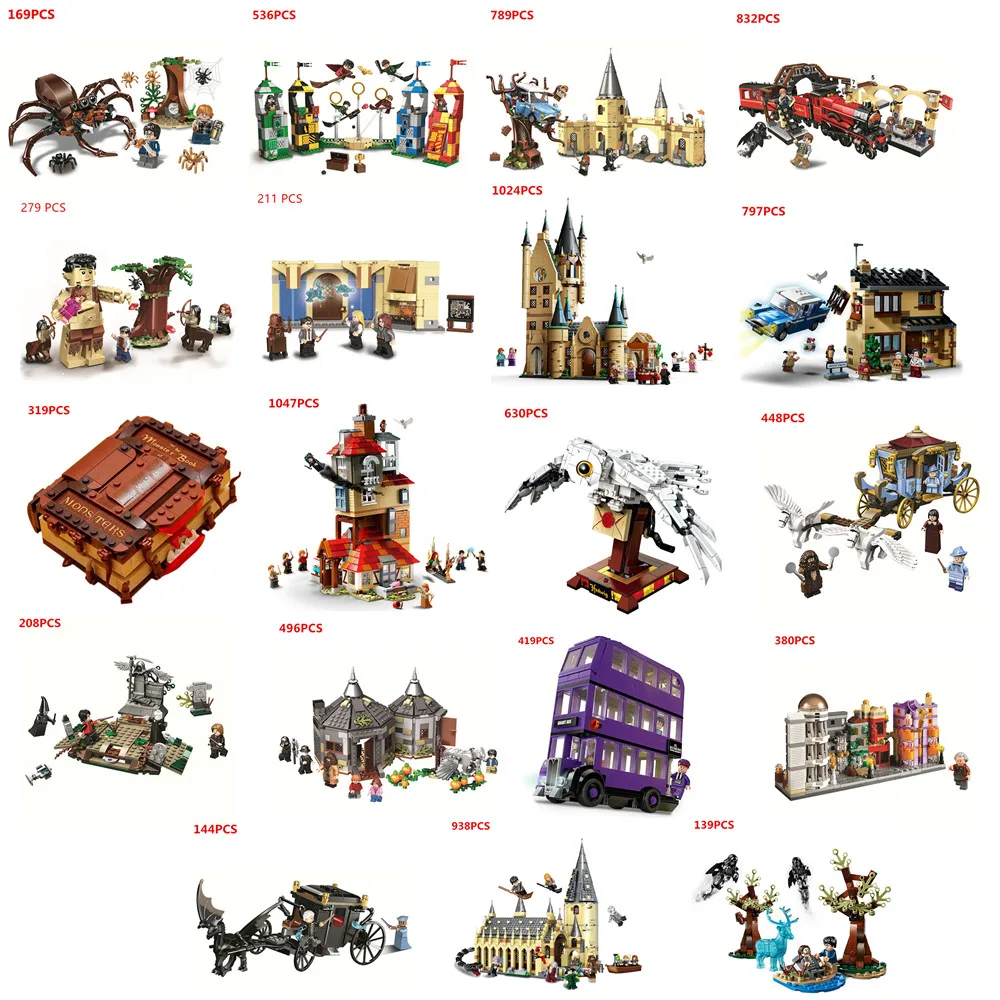 

Башня столкновения с запретным лесом, 4 частных вождения, атака на нору, Hedwig, игрушки, подарки