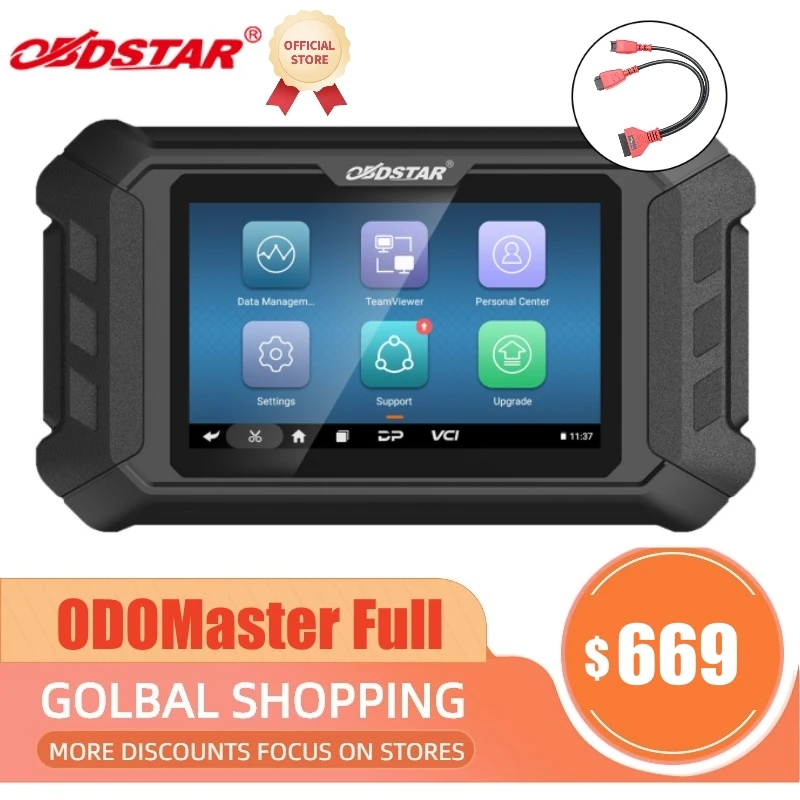 

OBDSTAR ODOMASTER ODO MASTER Full Cluster Calibration/OBDII and Special Functions Cover More Car Models with Multilanguages