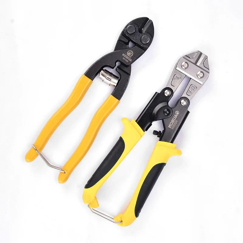 

8 Inches Bolt Cutter Steel Wire Cutting Plier Manganese Steel Labor-saving Bolt Cutter Crimping Plier Cutter Multifunction Tool