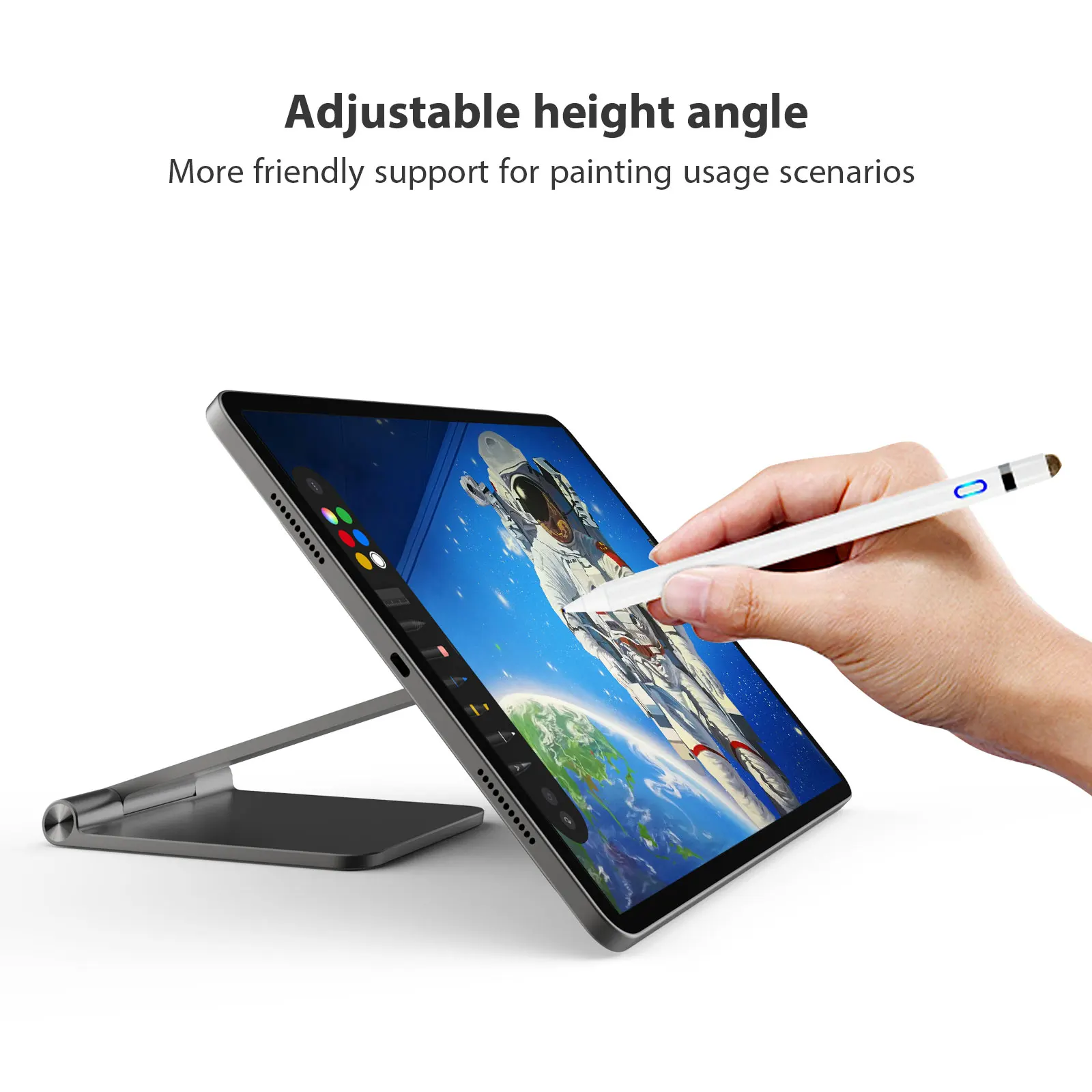 meaowxva foldable ipad magnetic stand tablet holder magnetic ipad pro stand aluminum rotation for ipad pro 12 911 inch ipad air free global shipping