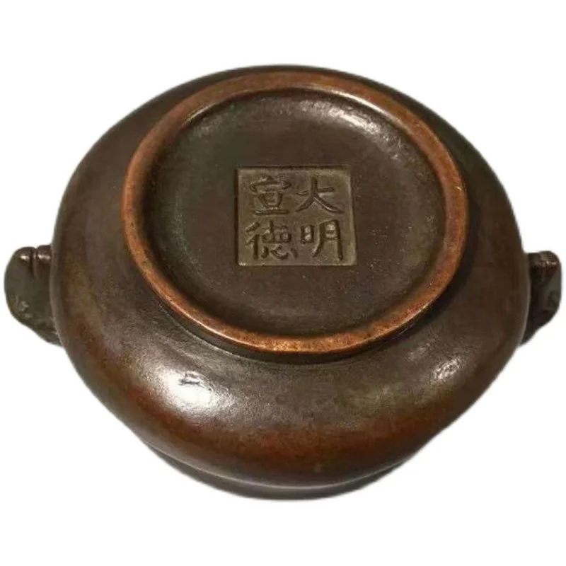 Горелка для благовоний Seiko antique Xuande маленькая горелка с козьим ухом в старом и