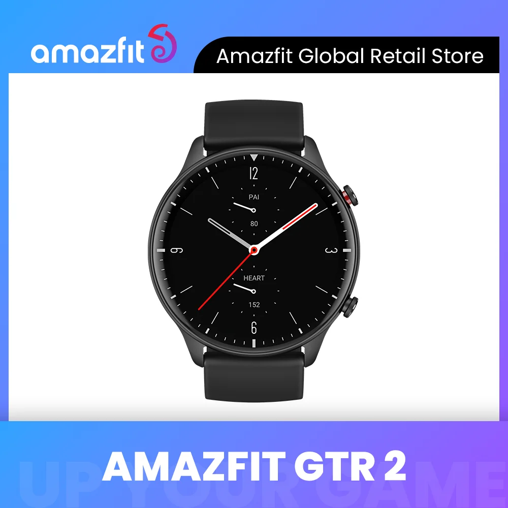

Global Amazfit GTR 2 Fitness Smartwatch Call 14 Days Battery Life AMOLED Alexa Built-in Music 5ATM Sleep Monitoring