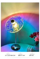 new creative acrylic sunflower decorative table lamp usb bedroom bedside net red windmill small night lamp atmosphere table lamp