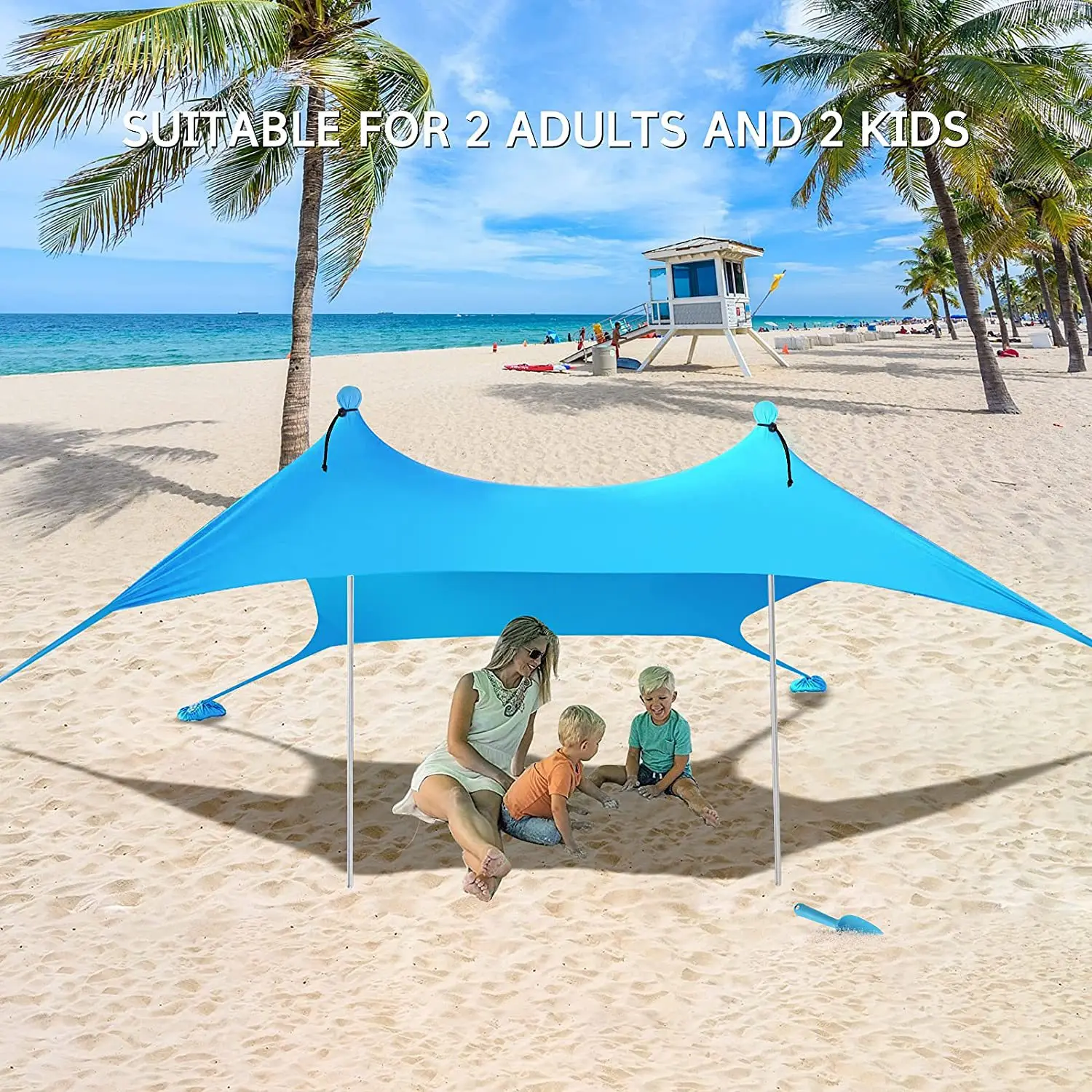 

Beach Tent Sun Shelter Camping Tent Beach Ombrellone Spiaggia Beach Accessories Outdoor Sombrilla de playa Beach Sunshade