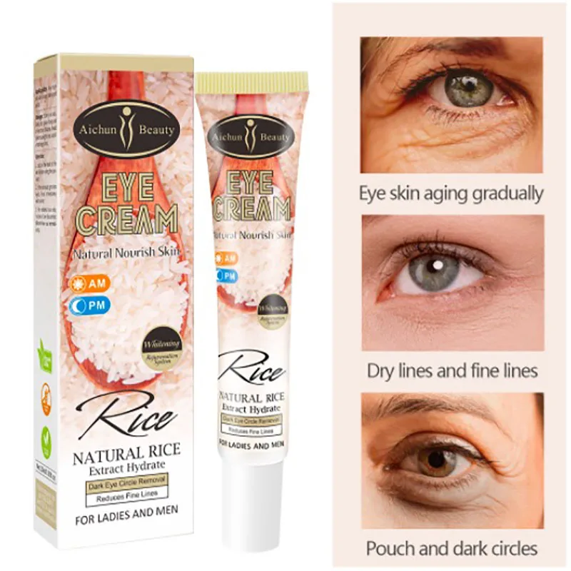 

Rice Eye Cream Anti Olheira Wrinkle Arrugas Occhiaie Contour Des Yeux Dark Circles Enti Cerne Rimpels Verwijderen Bolsas Creme