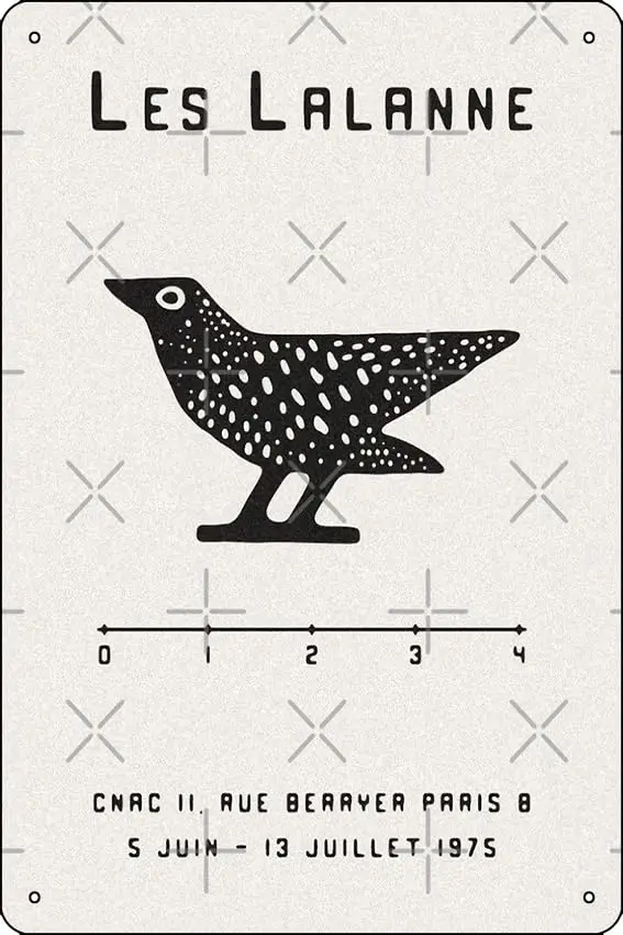 Забавный металлический жестяной знак с художественной печатью Les Lalanne для дома