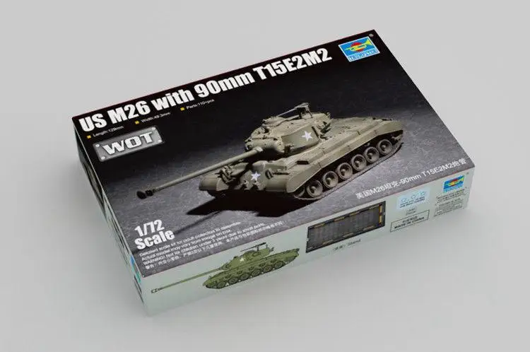 

Trumpeter 1/72 07170 US M26 with 90mm T15E2M2