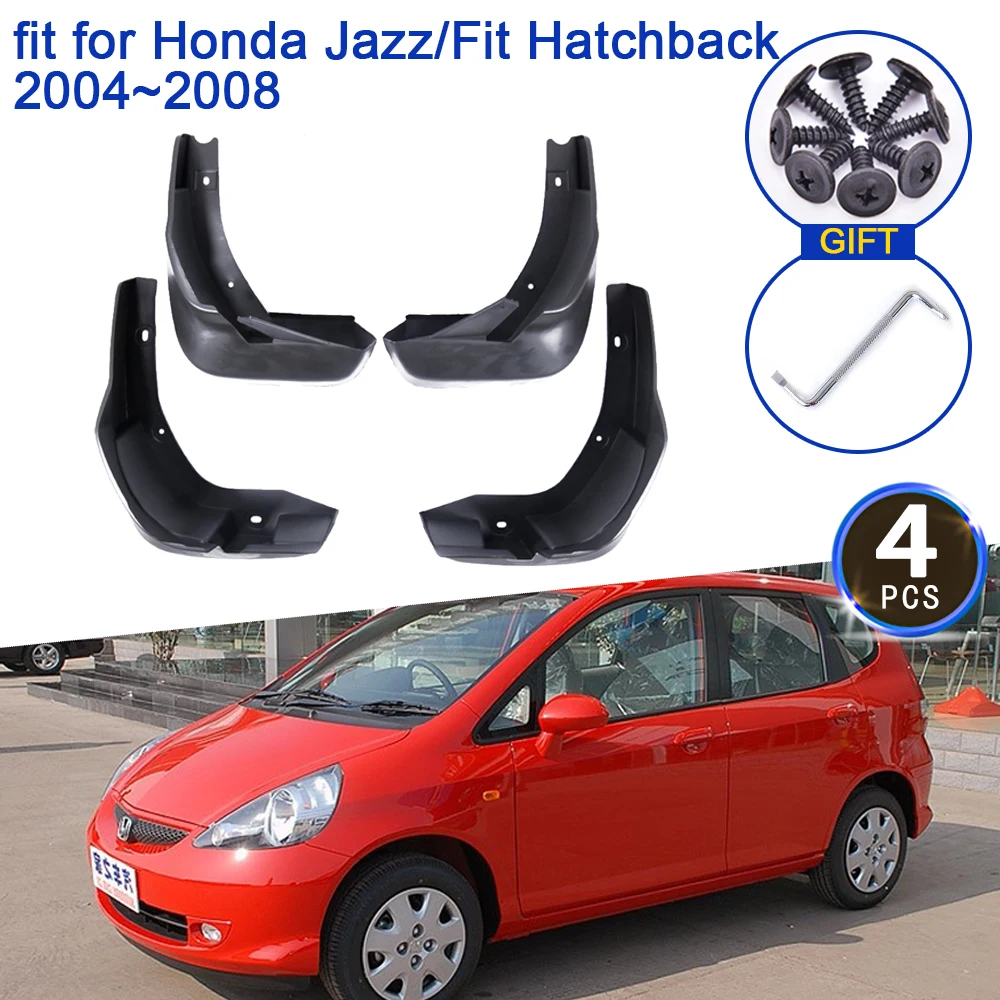 

Брызговики для хэтчбека Honda Jazz Fit 2004 2005 2006 2007 2008